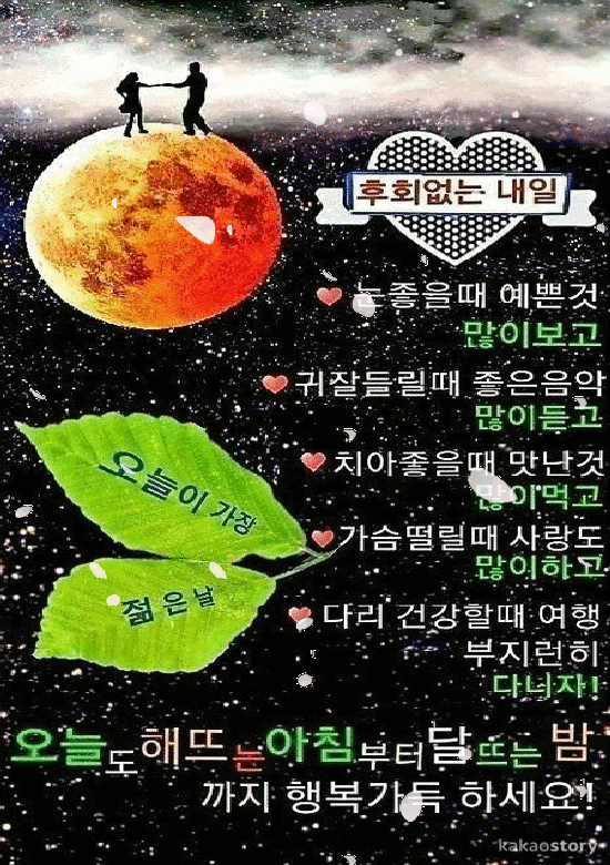 후회없이 아름다운 삶